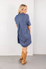 Miss Polished Lightweight Collared Shirt Dress