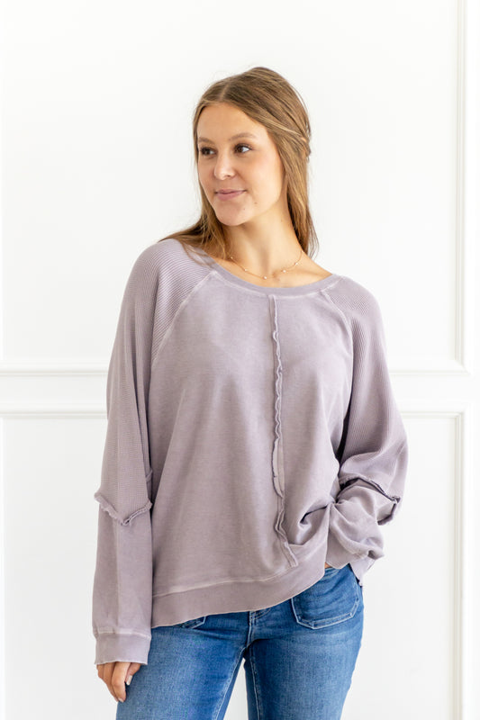 Lasting Impression French Terry Thermal Top