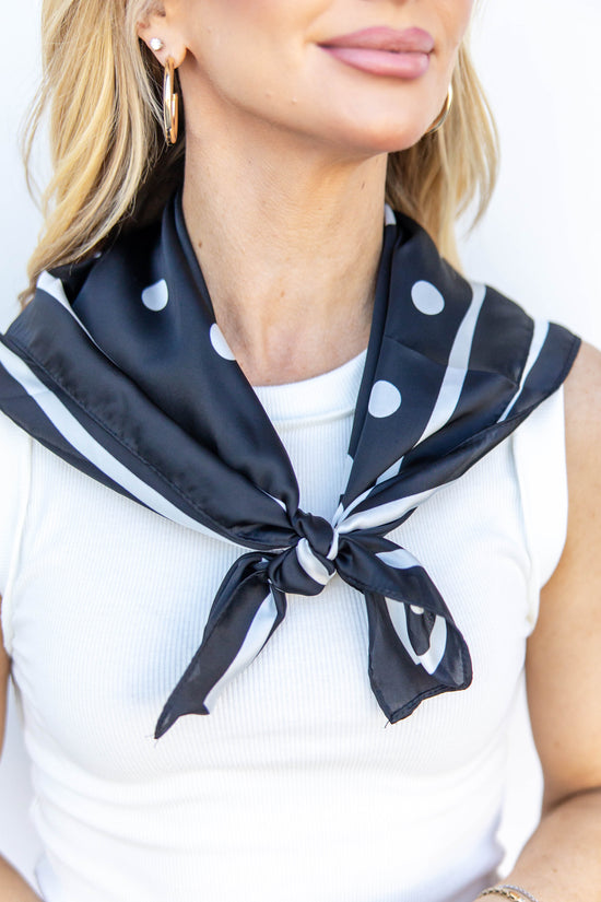 Hot for Dots Square Scarf