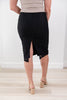 Girls Night Lace Overlay Knee Length Pencil Skirt