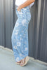 Petal Me This Floral Vintage Flare Jeans