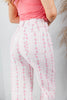 Rosewood Boulevard Striped Pink Rose Relaxed Fit Jeans