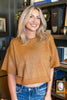Cozy Darling Boxy Half Sleeve Midweight Knit Top