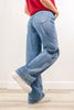 Serendipity Blues Classic Non-Distressed Mid Rise Jeans
