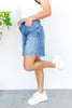 New Beginnings Bermuda Denim Shorts