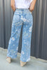 Petal Me This Floral Vintage Flare Jeans
