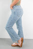 Keep It Moving Floral Print Kick Flare Jeans