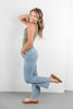 Keep It Moving Floral Print Kick Flare Jeans