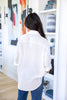 Sunrise Threads Long Sleeve Button Down Top