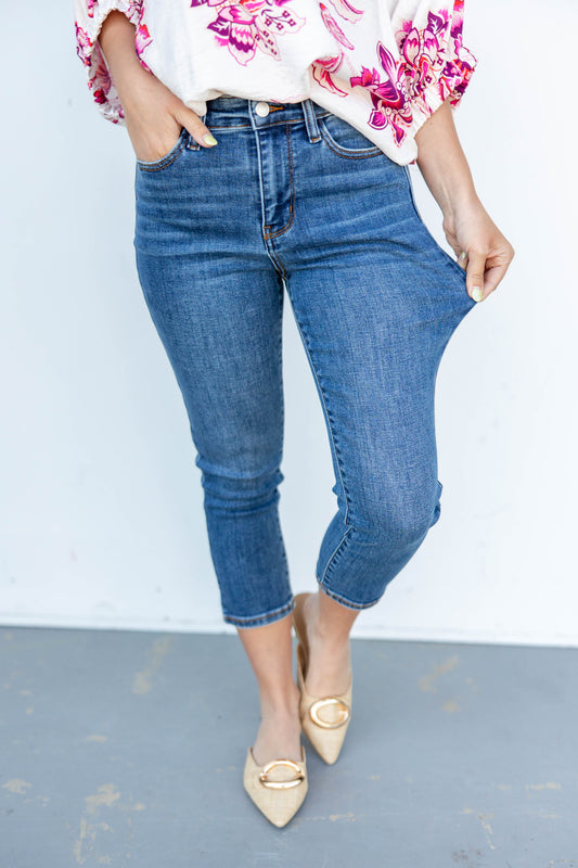 Drama Free Capri Skinny Jeans