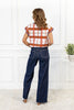 Free Spirit Retro Wide Leg Tummy Control Judy Blue Jeans