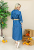 Denim Diva Belted Dress