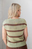 Stripe Obsessed Striped Front Seam Knit Sweater
