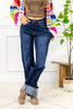 Midnight in Paris Wide Leg Super Long Jeans