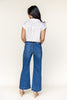 Power Move Front Seam Wide Leg Jeans