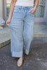 Next Level Cuffed Striped Jeans