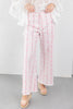 Rosewood Boulevard Pink Rose Striped Relaxed Fit Jeans