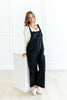 Rustic Charm Corduroy Straight Leg Overall Jumpsuit