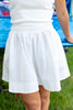 Girly Charm Solid Color Sleeveless Cotton Matching Set