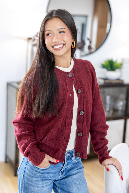 Back To Basic Button Down Cardigan