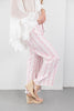 Rosewood Boulevard Pink Rose Striped Relaxed Fit Jeans