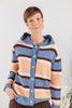 Cozy Season Striped Button Down Sweater Hoodie