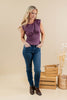 Drawn Together Sleeveless Corset Waist Top
