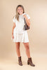 Trending Topic Vintage Wash A-Line Skort