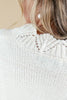 Style Me Pretty V-Neck Button Down Crochet Sweater