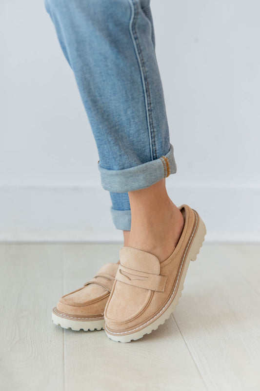 Downtown Drift Loafer Slip On Mules