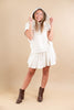 Trending Topic Vintage Wash Short Sleeve Hoodie
