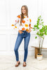 Falling Flowers Floral Sweater