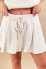 Trending Topic Vintage Wash A-Line Skort