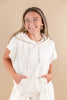 Trending Topic Vintage Wash Short Sleeve Hoodie
