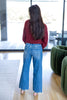 Cool Girl Mid Rise Wide Leg Crop Lovervet Jeans