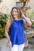 Easy Pick Relaxed Crew Neck Tank Top