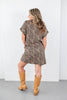 Grace with Edge Leopard Shift Dress