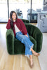 Cool Girl Mid Rise Wide Leg Crop Lovervet Jeans