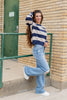 Hidden Gem High Rise Wide Leg Distressed Jeans