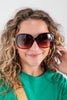 Drama Statement Oversized Round Sunglasses
