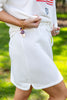 Stars the Limit USA Collared Top And Skirt Set