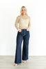 Free Spirit Retro Wide Leg Tummy Control Judy Blue Jeans