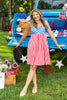 Party In The USA American Flag Cotton Dress