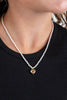 Love Luster Faux Pearl & Heart Pendant Necklace