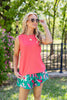 Easy Pick Relaxed Crew Neck Tank Top