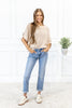 Hot Damn Bleach Wash Boyfriend Jeans