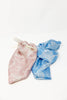 Timeless Bloom Pastel Floral Print Square Scarf