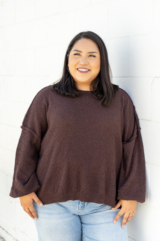 Woodland Whisper Pullover Sweater Top