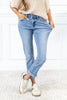 Hot Damn Bleach Wash Boyfriend Jeans