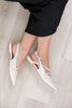 Fashion Week Strappy Pointed Toe Slingback Flats